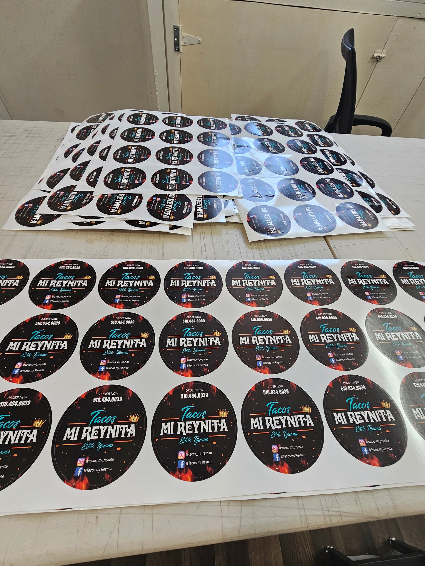 Kiss Cut Vinyl Labels
