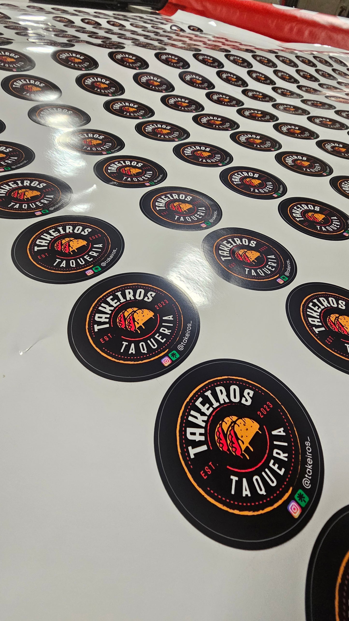 Kiss Cut Vinyl Labels