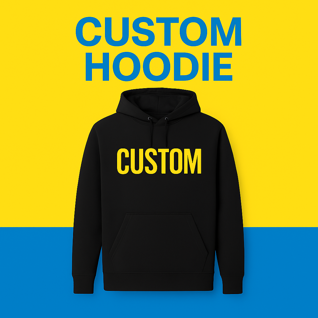 Custom hoodie printed with full-color design β Cali DTF Prints