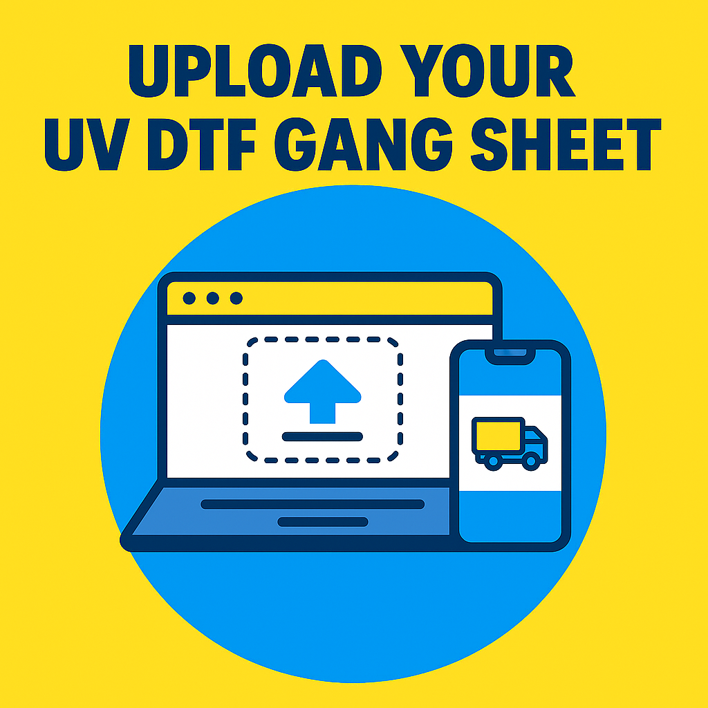 Upload your UV DTF gang sheet for custom waterproof sticker transfers – Cali DTF Prints