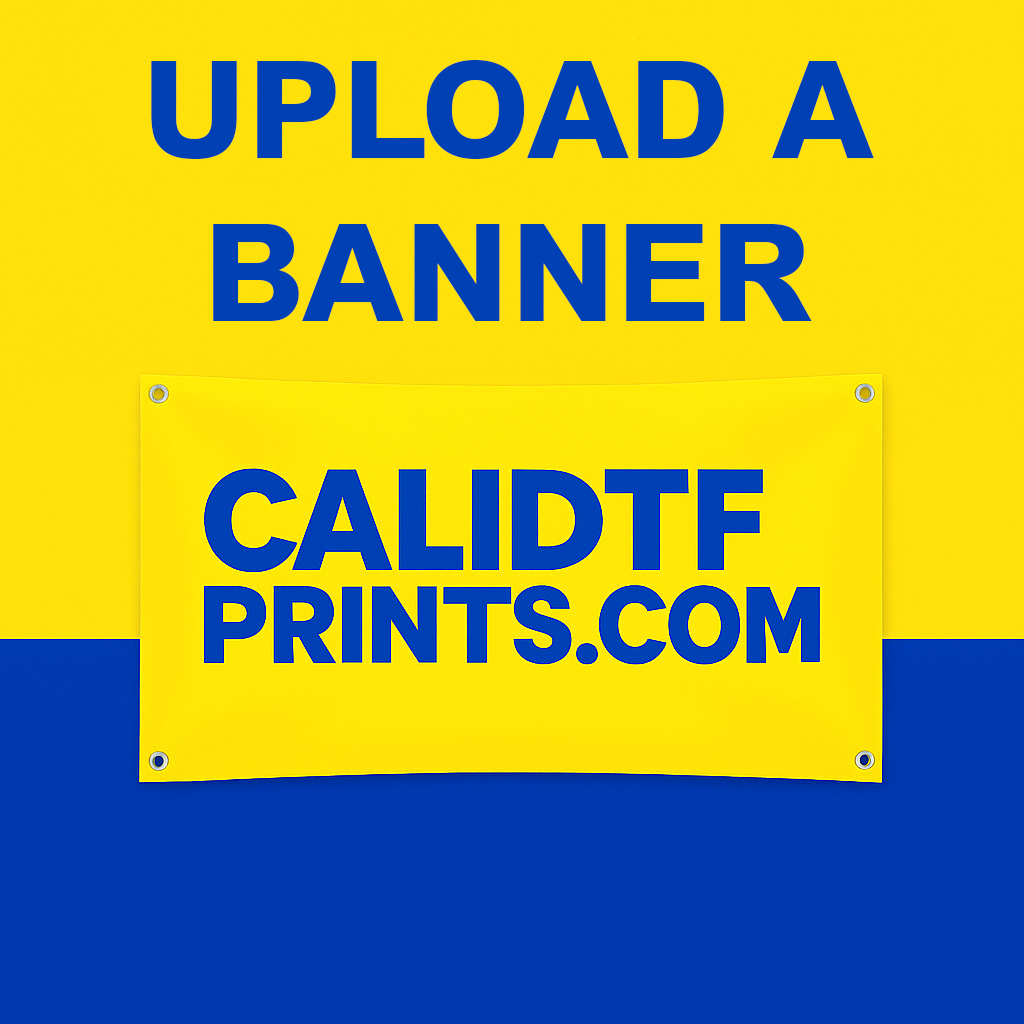 "Upload your custom banner design for full-color printing – Cali DTF Prints