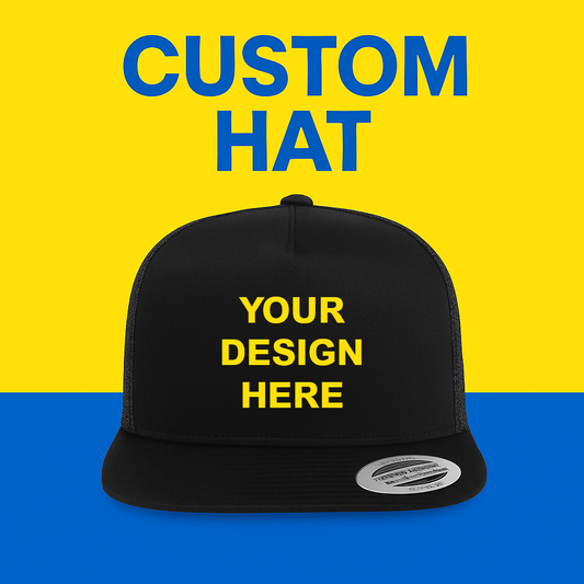 Custom DTF printed hats with full-color logo design – Cali DTF Prints
