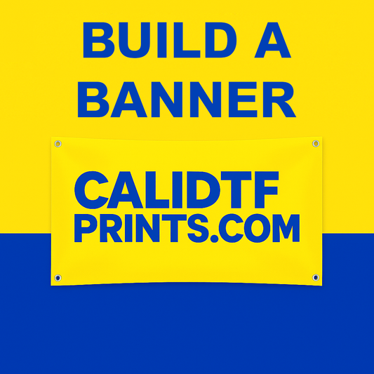 Design and build a custom banner online with fast printing – Cali DTF Prints
