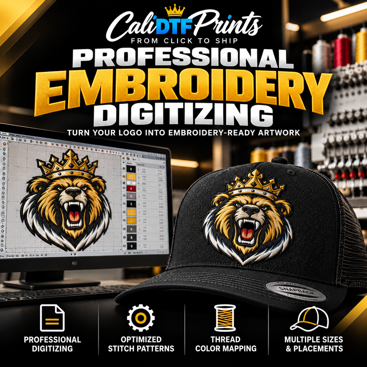Professional Embroidery Digitizing